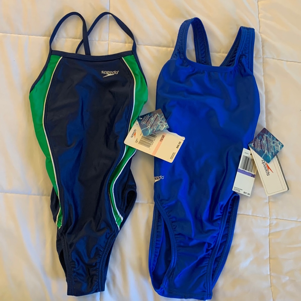 Set of 2 size 26 one piece bathing suits